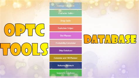 optc database